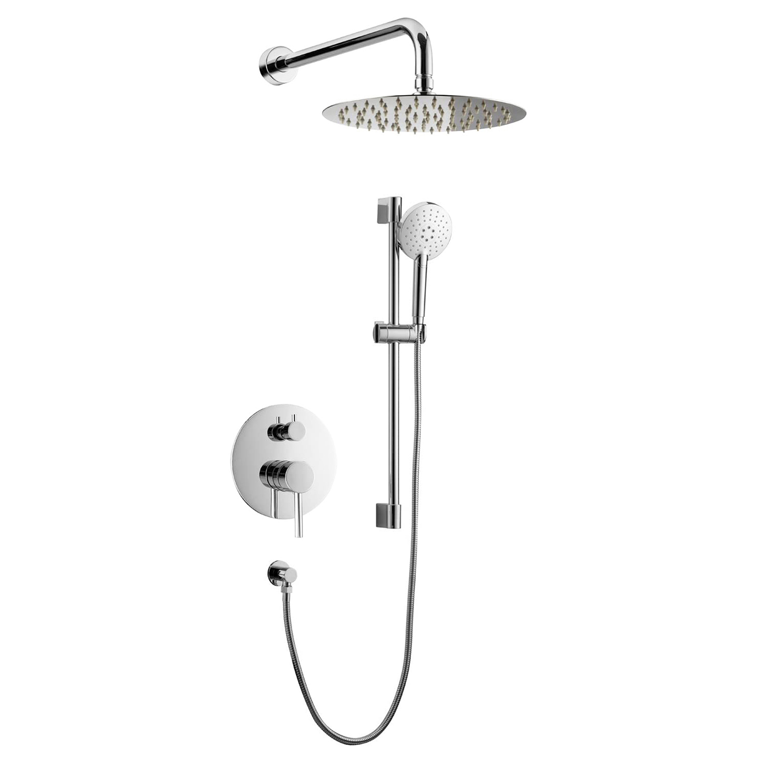 Kodaen F54104CP Chrome Polished New Design Two Way Functions Shower System